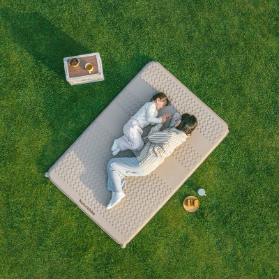 Коврик Naturehike CNK2300WS012 самонадувной двухспальный коричневый 6,5см,6927595753989