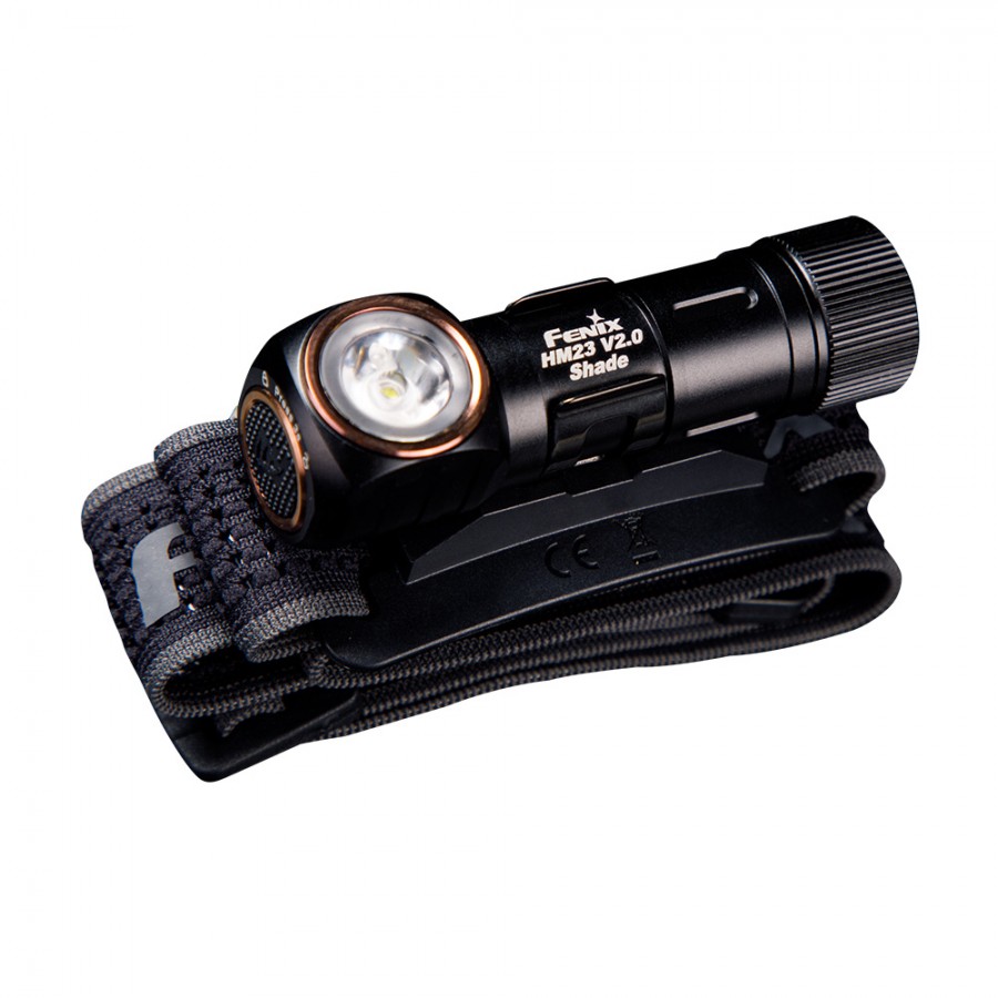 Фонарь Fenix налобный HM23 V2.0 Shade 300 люмен