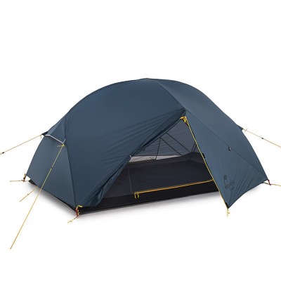 Палатка Naturehike Mongar NH19M002-J 210T двухместная сверхлегкая , синяя Navy Blue, 6975641880998