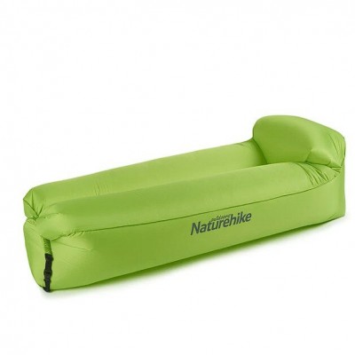 Диван надувной Naturehike NH20FCD06 20FCD двухслойный с подушкой зеленый, 6927595747520