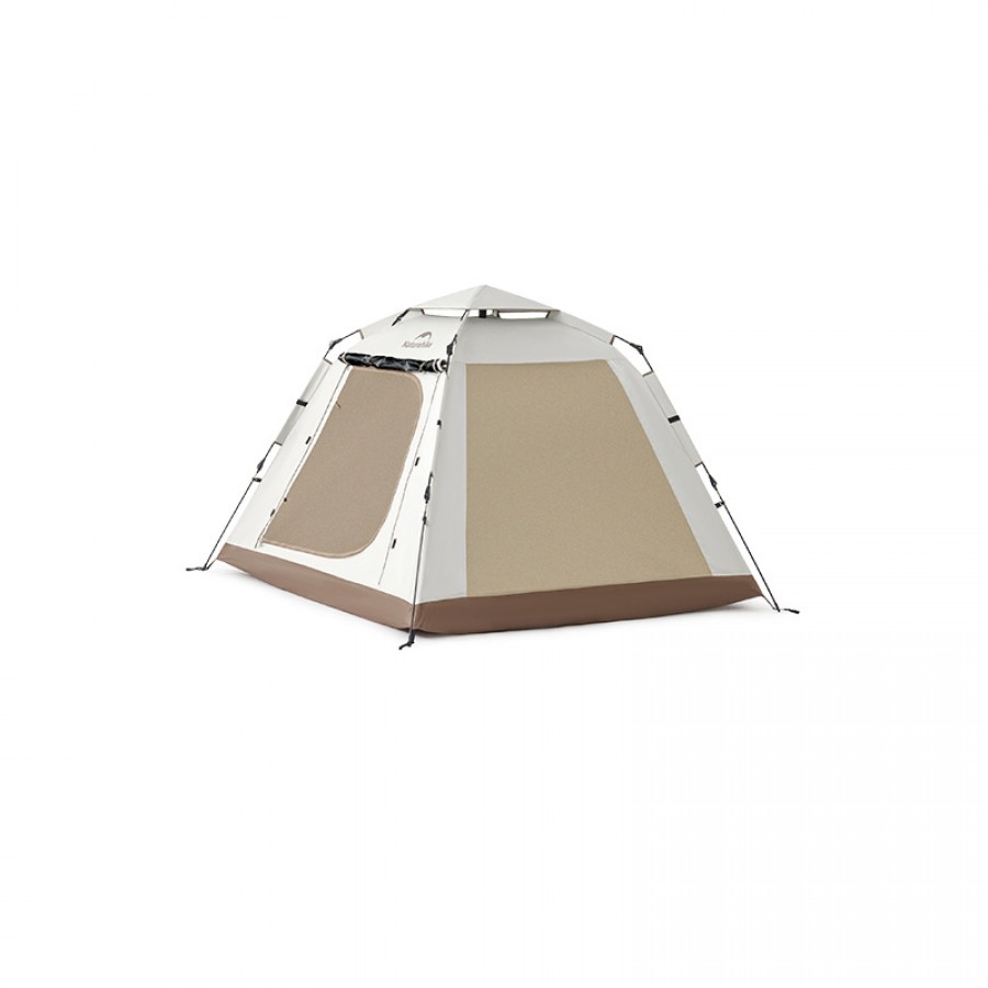 Палатка 3-местная c навесом Naturehike Ango Picnic Automatic Tent CNK2450WS021, бежевая, 6976507662536