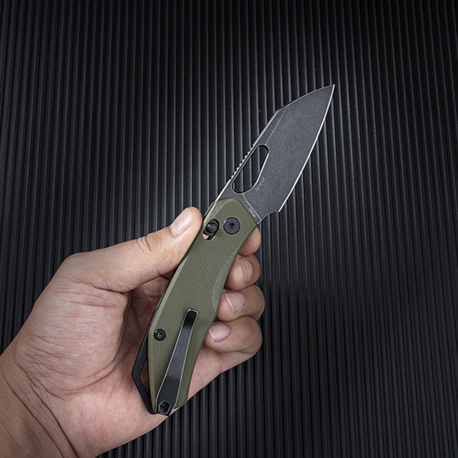 Нож складной SRM Cub 261M-GP серо-зеленый