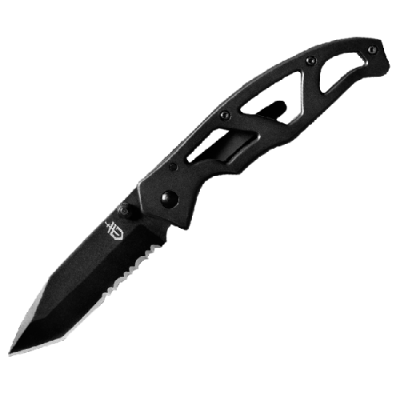 Нож Gerber Tactical Paraframe Tanto Clip Foldin Knife, блистер, прямое-серрейторное лезвие, (1013970), 31-001731 Нож Gerber Tactical Paraframe Tanto Clip Foldin Knife, блистер, прямое-серрейторное лезвие, (1013970), 31-001731