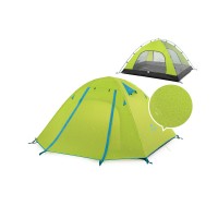 Палатка Naturehike P-Series NH18Z033-P 210T/65D, трехместная, светло-зеленая, 6975641887492 Палатка Naturehike P-Series NH18Z033-P 210T/65D, трехместная, светло-зеленая, 6975641887492