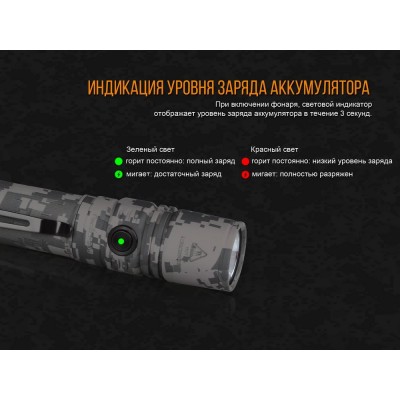 Фонарь Fenix PD35 V2.0 Camo Edition Cree XP-L HI LED