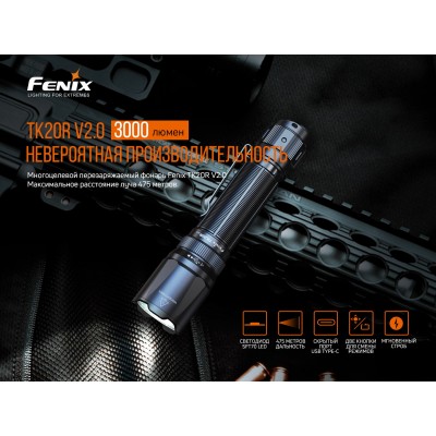 Фонарь Fenix TK20R  V2.0, TK20RV20