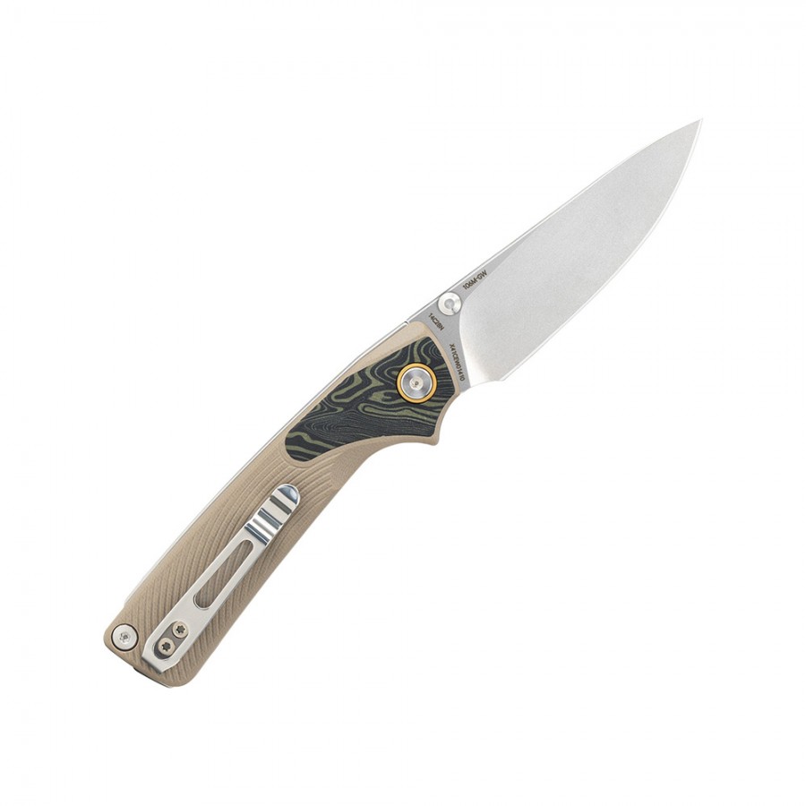 Нож складной SRM Dome 106M-GW бежевый Нож складной SRM Dome 106M-GW бежевый