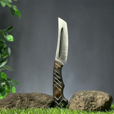 Нож с фиксированным лезвием Vostron Tankut сталь VG10 с ножнами из кайдекса карбон VSTV10-K