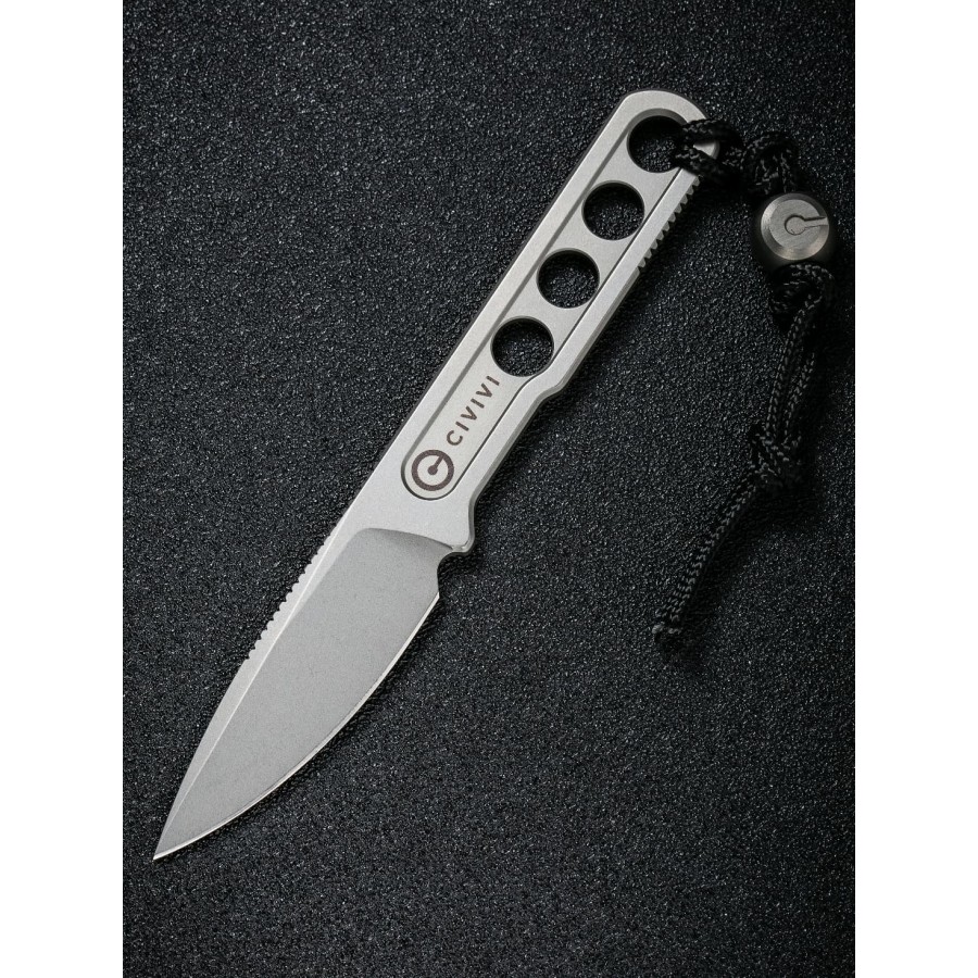 Нож CIVIVI Fixed Blade Circulus 10Cr15CoMoV Steel Stonewashed Ostap Hel Design
