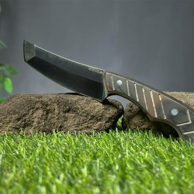 Нож с фиксированным лезвием Vostron Tankut сталь VG10 с ножнами из кайдекса карбон VSTV10-K