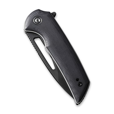 Складной нож CIVIVI Odium D2 Steel Black Stonewashed Handle G10 Black