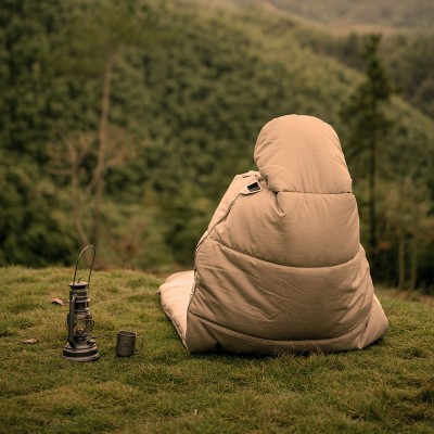 Мешок спальный Naturehike  NH21MSD11 коричневый,  молния слева, 6927595788295L
