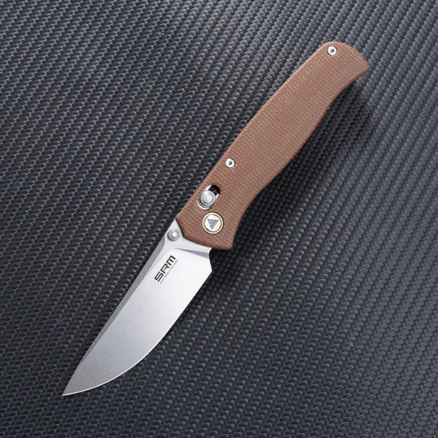 Нож складной SRM Medal 255L-MN коричневый