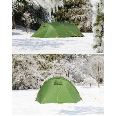 Палатка 2-местная Naturehike Opalus NH17L001-L, 20D, зеленый, 6976023924781