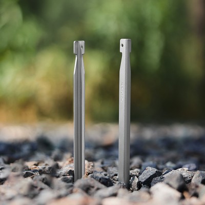 Колышки Naturehike CNK2300ZP016  алюминиевый Vобразный (8 шт.)серебряный,6976023925030
