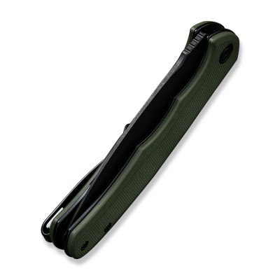 Складной нож CIVIVI Mini Praxis D2 Steel Black Stonewashed OD Handle G10 Green