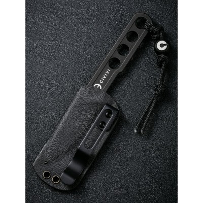 Нож CIVIVI Fixed Blade Circulus 10Cr15CoMoV Steel Black Stonewashed Handle Ostap Hel Design
