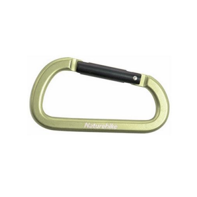 Карабин многофункциональный Naturehike NH15A001-H D-Type 8cm зелёный Карабин многофункциональный Naturehike NH15A001-H D-Type 8cm зелёный