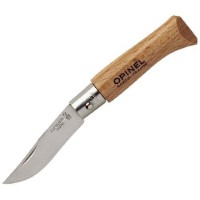 Нож Opinel №3, нержавеющая сталь, рукоять из бука, 001071 Нож Opinel №3, нержавеющая сталь, рукоять из бука, 001071