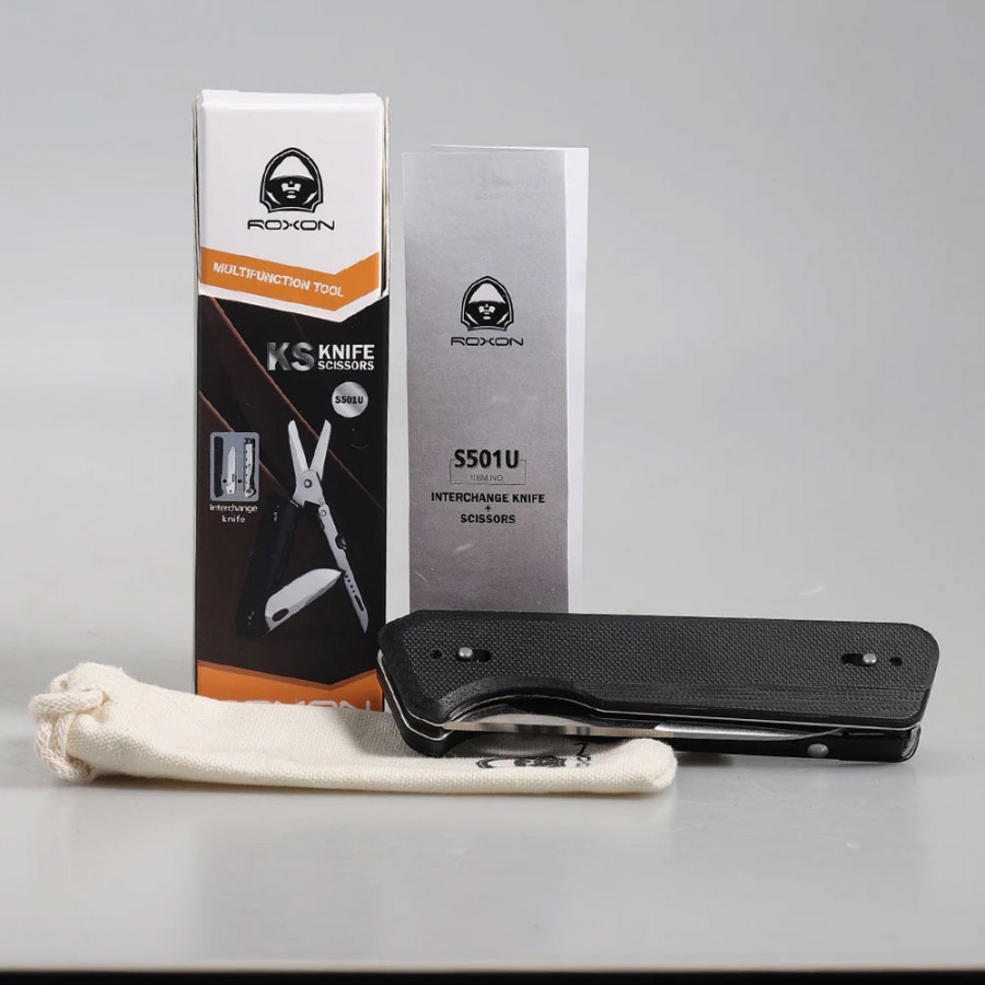 Нож многофункциональный Roxon KS KNIFE-SCISSORS, рукоять G10