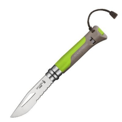 Нож Opinel №8 Outdoor Earth, зеленый, 001715