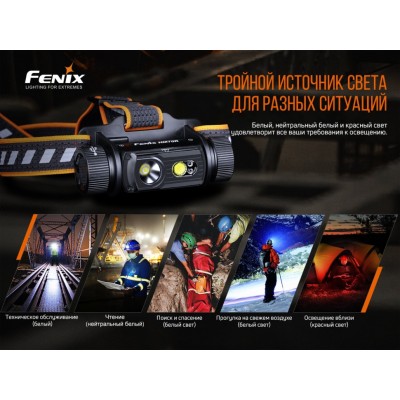 Набор Fenix HM70R + E-LITE, HM70RE-LITE