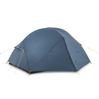 Палатка Naturehike Mongar NH19M002-J 210T двухместная сверхлегкая , синяя Phantom Blue, 6975641882596