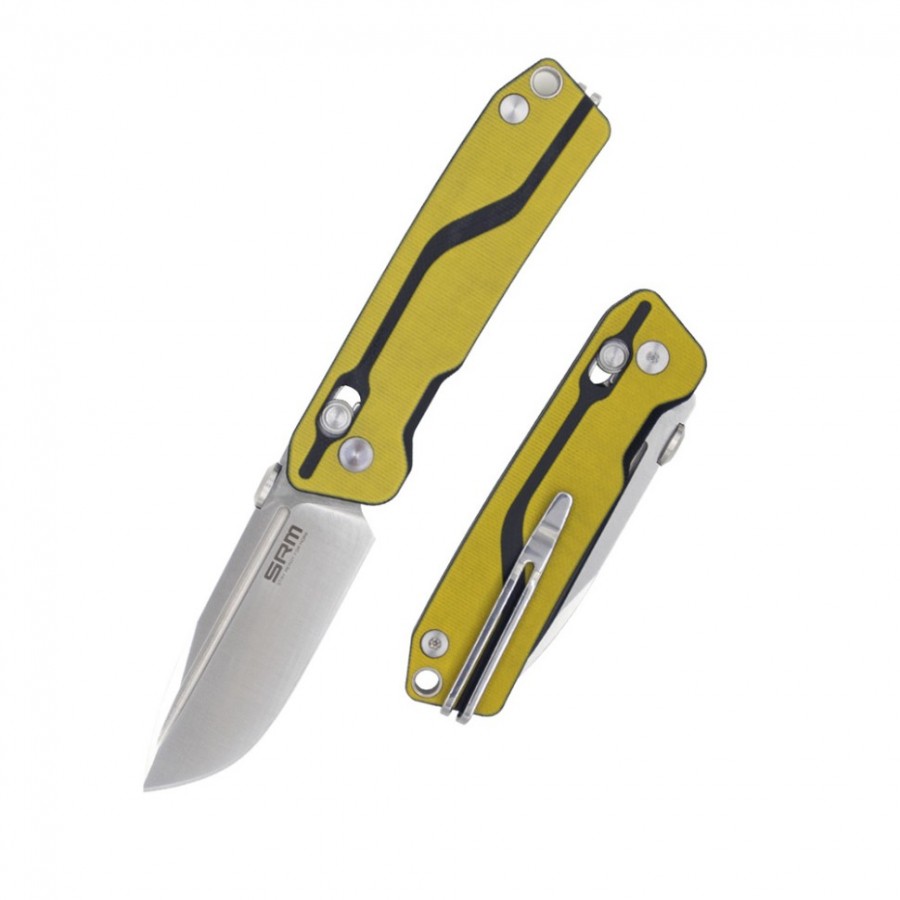 Нож складной SRM Rubik 7228 желтый Нож складной SRM Rubik 7228 желтый