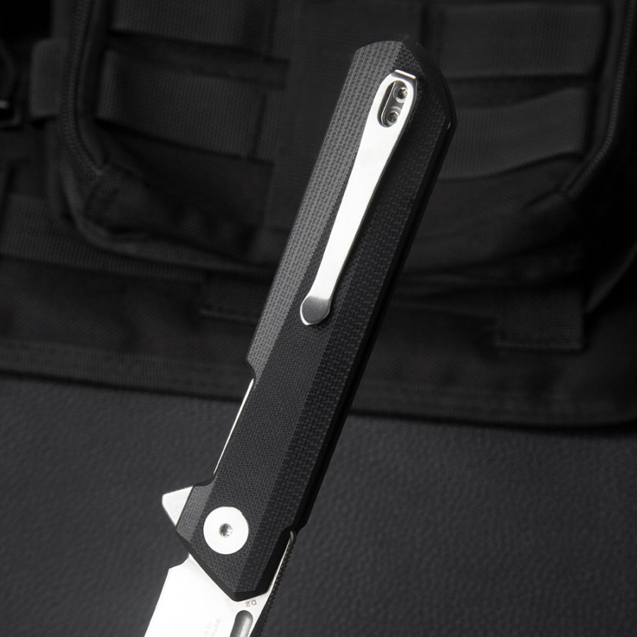 Нож Bestechman Dundee сталь D2, рукоять G10 черная
