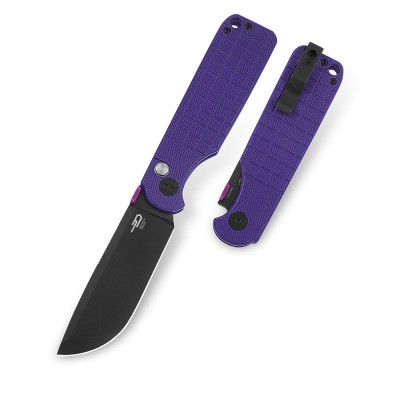 Нож Bestech Glok сталь 14C28N, рукоять G10 фиолетовая