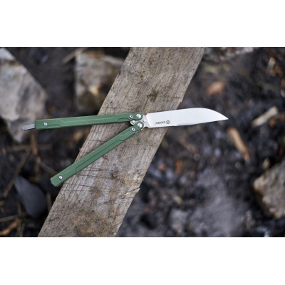 Нож-бабочка Ganzo G766-GR, зеленый