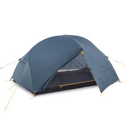 Палатка Naturehike Mongar NH19M002-J 210T двухместная сверхлегкая , синяя Phantom Blue, 6975641882596