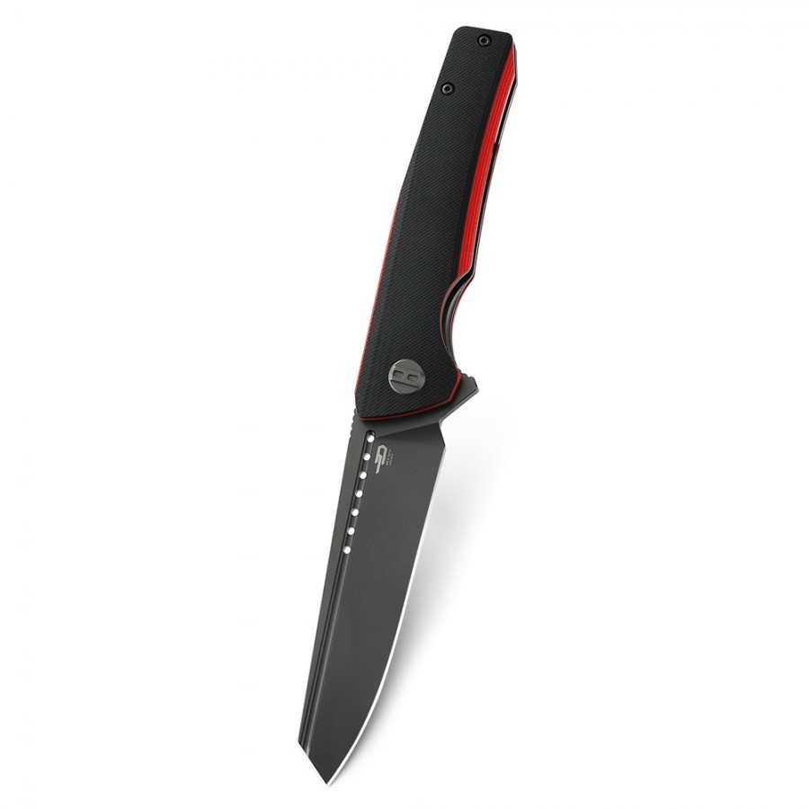 Нож Bestech Slyther сталь 14C28N, рукоять G10 черно-красная