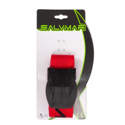 Нейлоновый грузовой ремень SALVIMAR с пряжкой из пластика, Красный