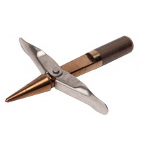 Наконечник Moby из закаленной нерж. стали с 2-мя флажками