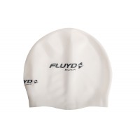 Шапочка для плавания в бассейне FLUYD 3D белая