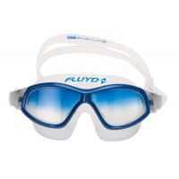 Очки для плавания FLUYD SPYDER Прозрачный силикон/синие линзы