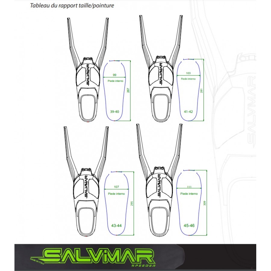 Калоши для ласт Salvimar SPEEDER 39/40