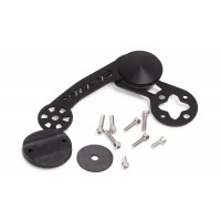 Держатель видеокамеры на арбалет, двухсоставной из алюминия черный