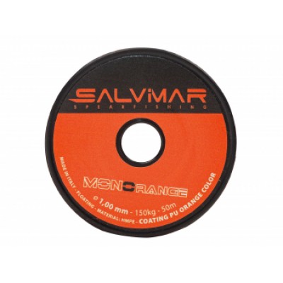 Линь Salvimar MONO-ORANGE ø1,0 мм 160 кг катушка 50 м