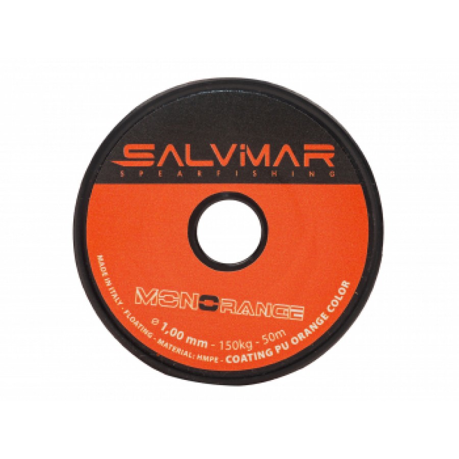 Линь Salvimar MONO-ORANGE ø1,0 мм 160 кг катушка 50 м