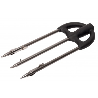 Наконечник Трезубец из нержавеющей стали с 2-мя подвижными флажками Наконечник Трезубец из нержавеющей стали с 2-мя подвижными флажками