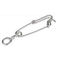 Карабин Salvimar быстросъемный с вертлюгом ø3,0 x 100 мм - 150 кг