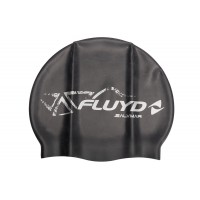 Шапочка для плавания силиконовая FLUYD SILICONE черная