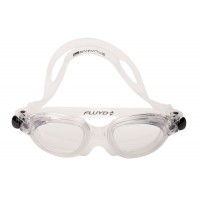 Очки для плавания FLUYD LINEA Прозрачный силикон, прозрачные линзы