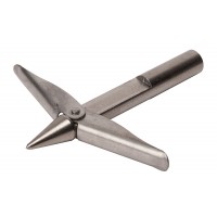 Наконечник Lazio из нержавеющей стали с 2-мя короткими флажками Наконечник Lazio из нержавеющей стали с 2-мя короткими флажками