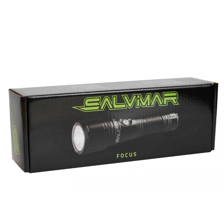 Фонарь Salvimar FOCUS 3000 люмен, 1 диод, 1 аккумулятор 26650, Холодный свет