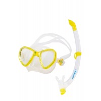 Набор Salvimar маска MORPHEUS и трубка TIME SPLASH цвет желтый