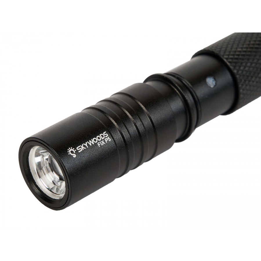 Фонарь-ручка SKYWOODS PENLIGHT FIX P5 Long, 360 люмен, фокусировка луча, Type-C