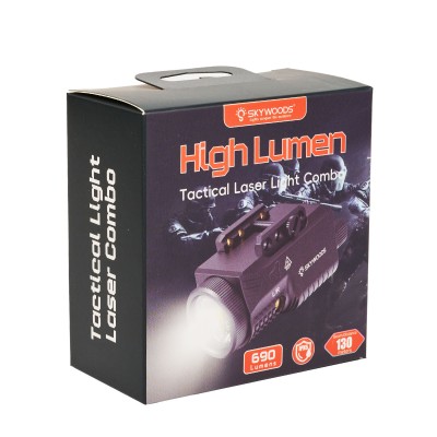 Фонарь подствольный пистолетный SKYWOODS FOSSA LASER, 690 люмен